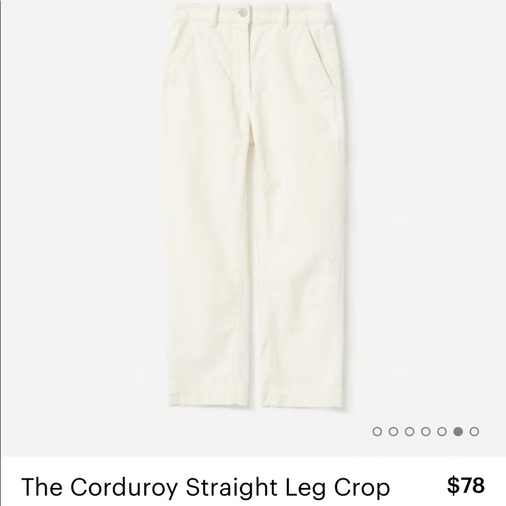 Everlane - Corduroy Straight Crop